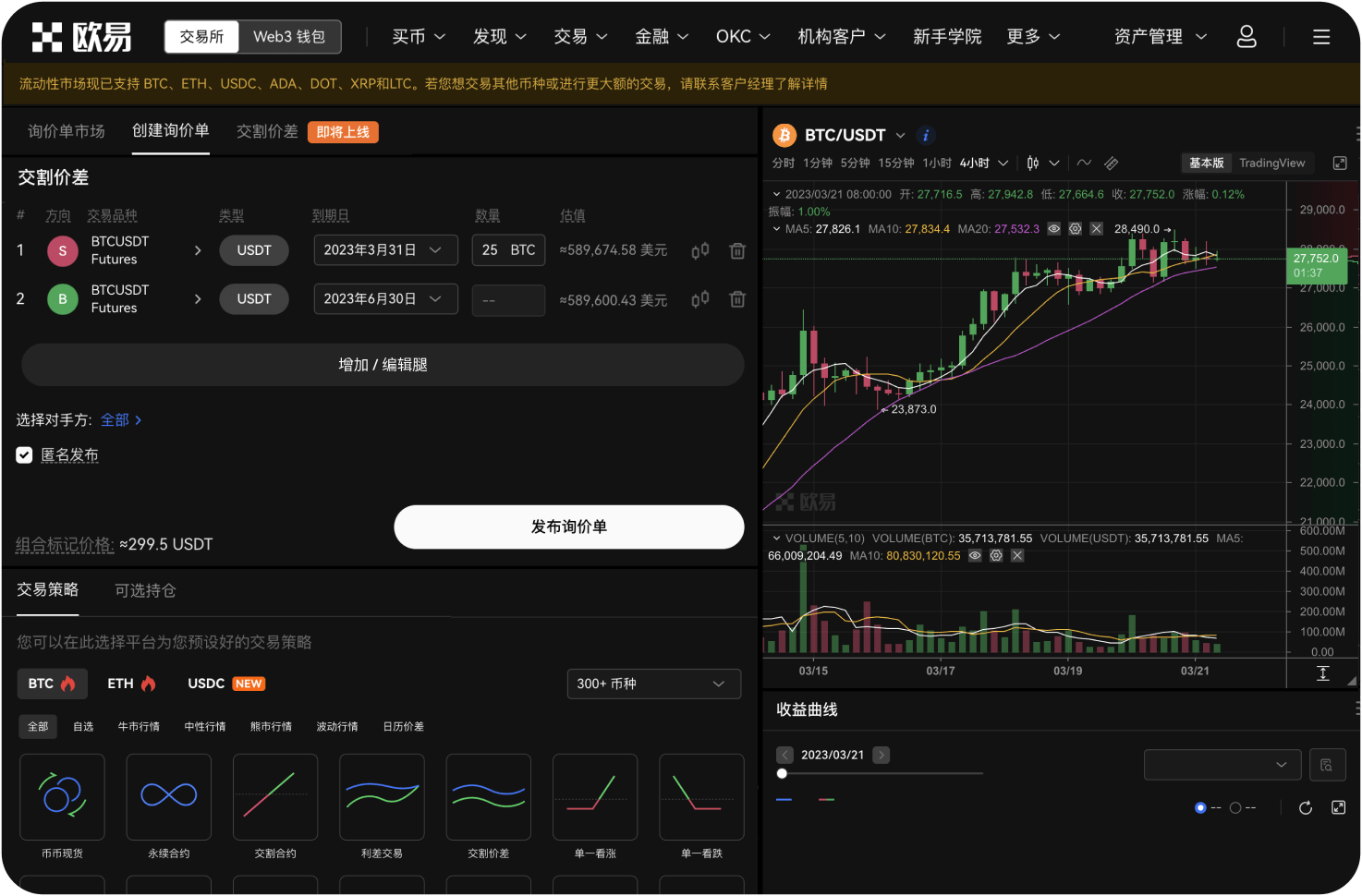 币币网支持哪些订单类型
